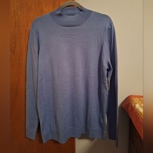 Amazon Essentials NWT Perwinkle Mock Neck Lightweight Sweater Women's Size XL